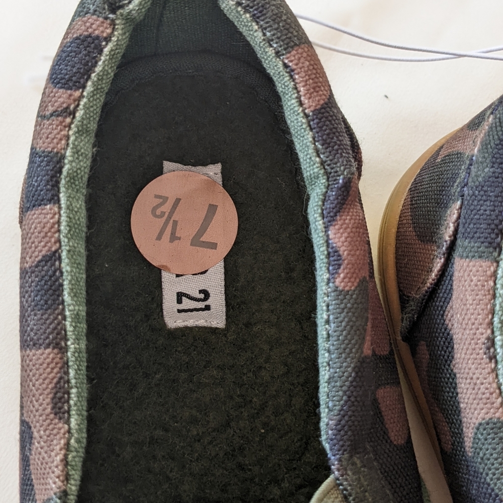 Forever 21 Camouflage Slip-On Sneakers - Picture 6 of 7